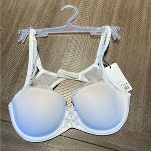 White Lace Underwire Bra
